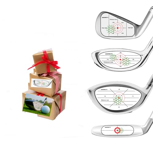 Golf Club Impact Tape Training Stickers - Mixed Club Set (240 Pack)