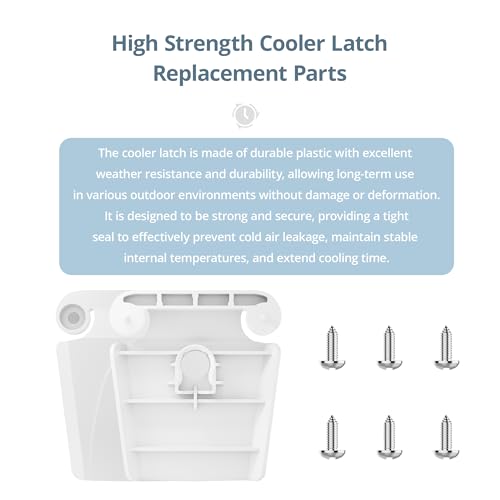Cooler Latch Replacement Set for Igloo Coolers - 50-165 Qt (2 Pack)