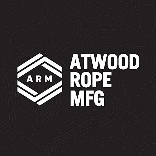 Atwood Rope Ready Rope Micro Cord Dispenser Black 125ft 100lb Survival Tool