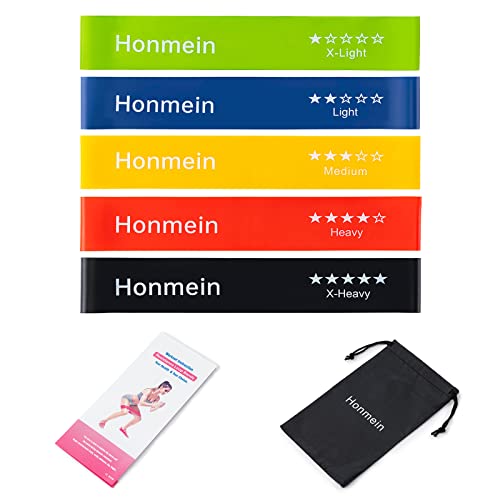5-Level Resistance Bands Set for Workout & Fitness - Multicolor