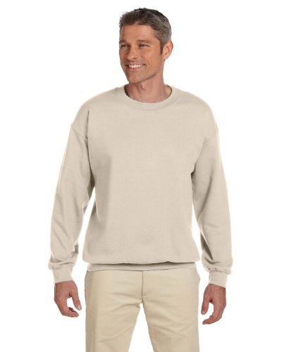 Gildan Crewneck Sweatshirt Large Sand