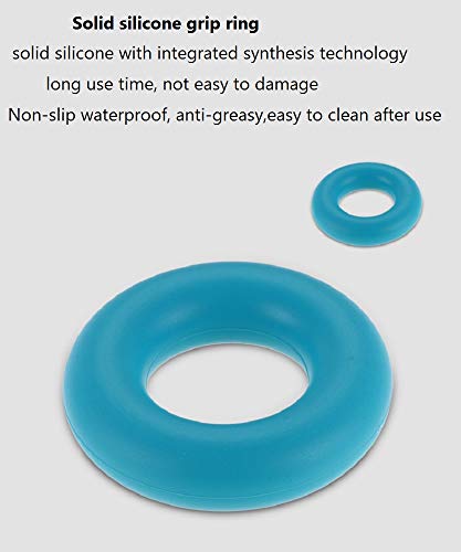 Grip Strength Trainer Rings - Silicone Hand Exerciser with 3 Resistance Levels