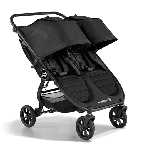 Double Stroller for Newborns & Toddlers - Jet Black