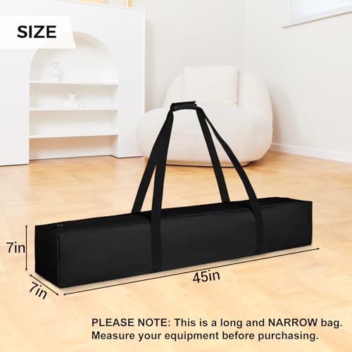 Coolbebe 45 Inch Tripod Carrying Case Black 45x7x7 Inch Storage Bag for Tripods & Long Gear