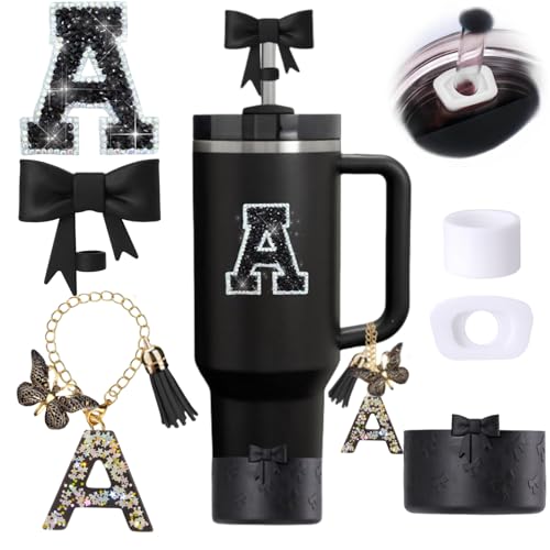 Stanley Cup Accessories Set - 6PCS Black for 30oz & 40oz