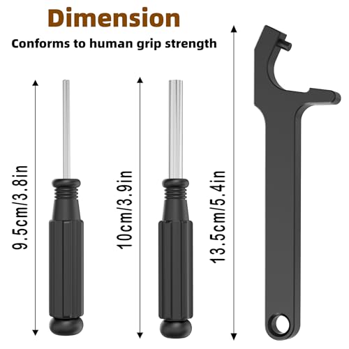 Glock Tool Kit - Front Sight Removal & Magazine Disassembly Tools - Black Gen2