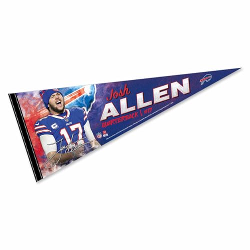 Buffalo Bills Allen Pennant Banner Flag - 12" x 30" Felt