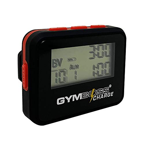 Interval Timer and Stopwatch - Black/Red