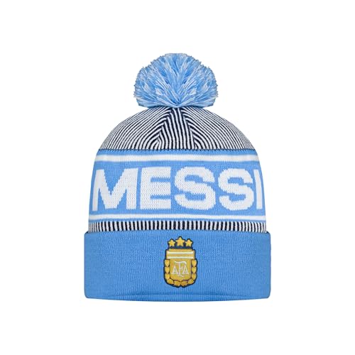 Argentine Football Association Lionel Messi Beanie - Light Blue, One Size