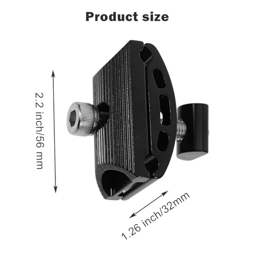 Aluminum Alloy Bicycle Seatpost Clamp Head - Black