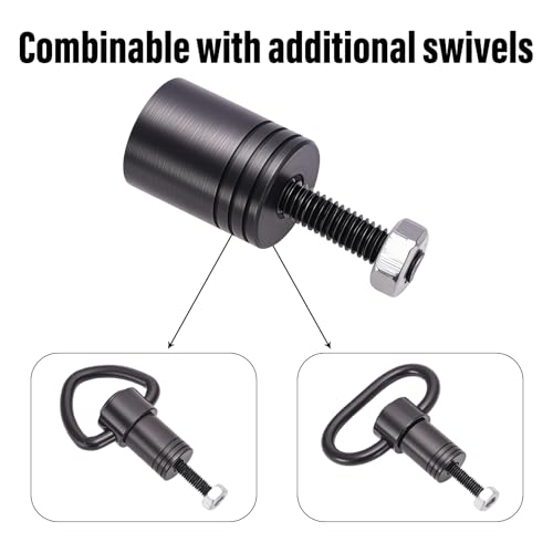 Quick Detach Swivels Mount Base Adapter Kit - 7 Pieces