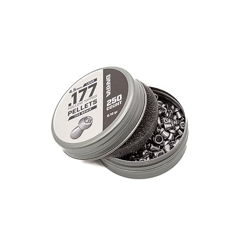 Hollow Tipped Pellets - 0.177 Caliber, 250 Count for Small Game Hunting
