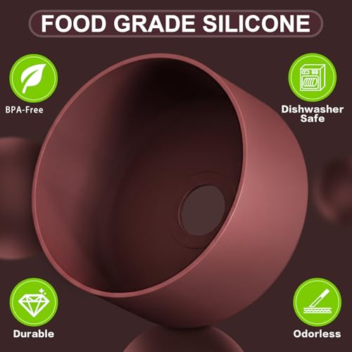 Silicone Boot Sleeve for Owala FreeSip Sway Bottles - Black Cherry, 2 PCS