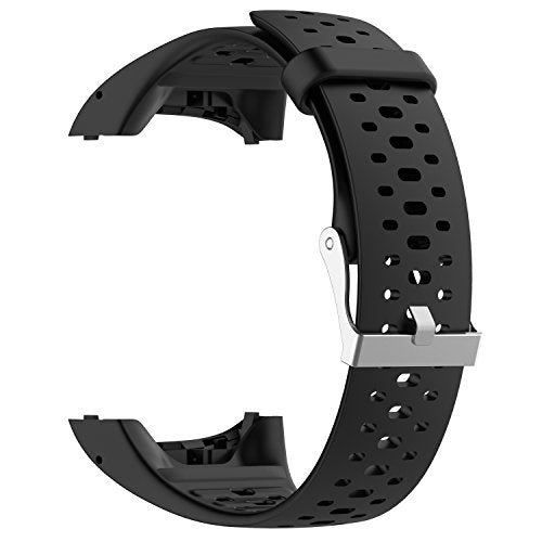 Silicone Watch Strap for M400 and M430 GPS Running Watches - Sport Black