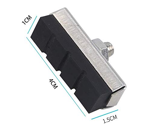 40mm Bicycle Brake Pads for Side and Center Pull Brakes - 2 Pairs (4 Pieces)
