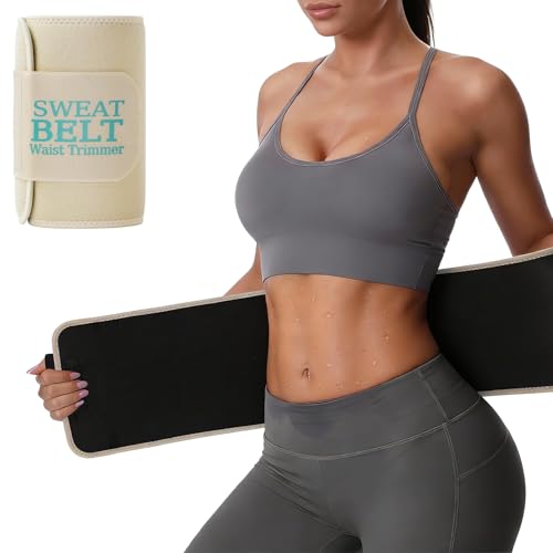 Neoprene Sweat Waist Trainer for Women - Medium Champagne