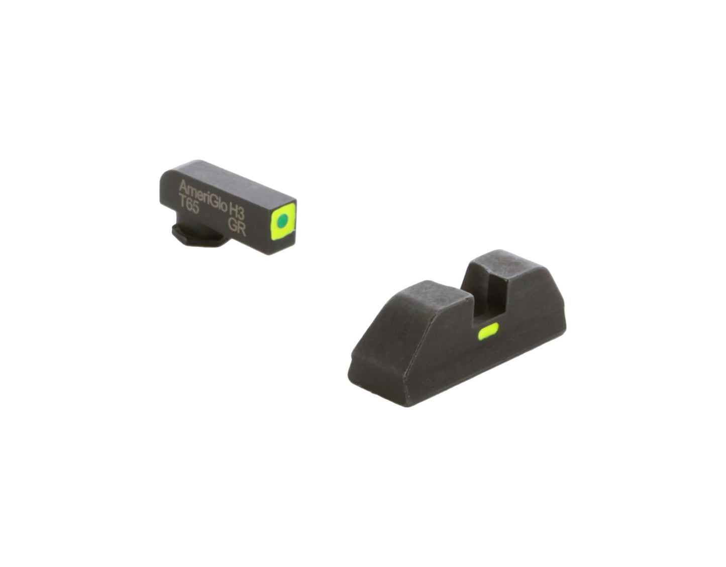 AMERIGLO Cap Series (Combative Action Pistol) Sight Set for Glock - Fits Gen 1-4 9mm/.40/.380, Gen5 10mm/.45