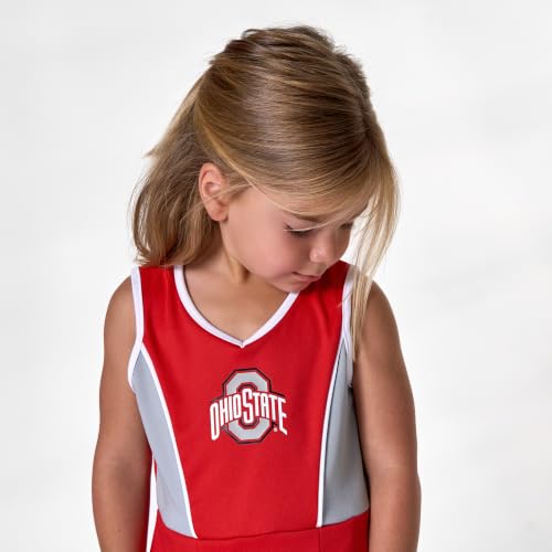 Gerber NCAA Baby & Toddler Girls Ohio State Cheer Dress & Bloomer Set 5T Red