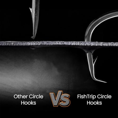 Octopus Circle Hooks - 50 Pcs Size 6 for Saltwater Fishing