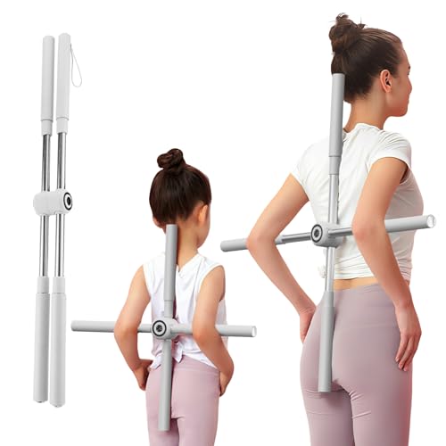 Posture Correction Yoga Stick for Back Pain Relief - Grey