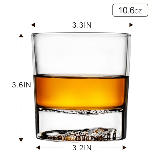 Whiskey Glasses Set of 2 - Eagle Bottom Bourbon & Cocktail Glasses