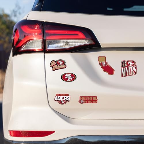 NFL Football Decal Set - 6 High-Quality Vinyl Stickers