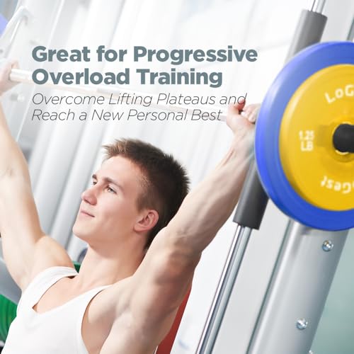 Logest Fractional Weight Plates Set 0.5LB to 5LB for Olympic Barbell Training