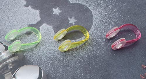 3 Pcs Silicone Nose Clips for Swimming - Colorful Plugs