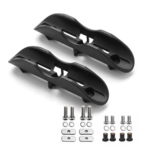 Kayak Paddle Clips 2-Pack Track Mount Holder for Paddles & Nets