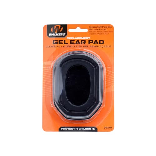 Walker's Gel Ear Pads for Razor & XCEL Earmuffs - One Size/Bluetooth