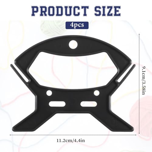 4-Piece Rope Winder Set - Durable Cord Organizer for Fishing & Outdoor Use