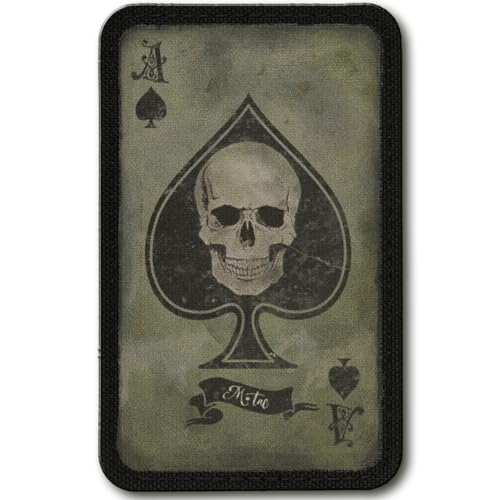 Tactical Morale Patch - Ace of Spades - Olive/Black