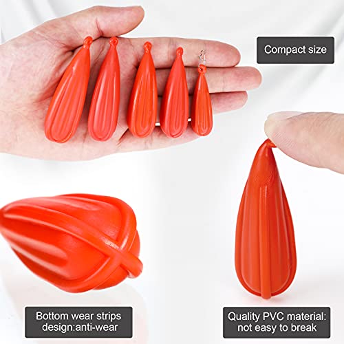 Fishing Practice Plugs Set - 6 Mixed Weight Casting Lures