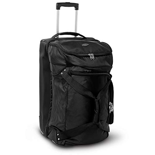 22-Inch Wheeled Duffel Bag with Telescopic Handle - University of Oklahoma Sooners
