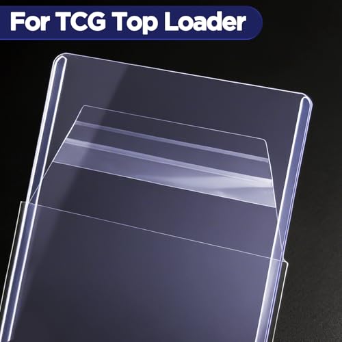 Top Loader Sleeves - 100 Packs of Durable Trading Card Protectors