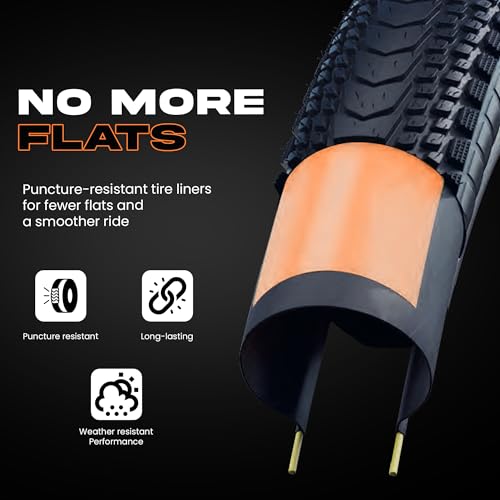 Happy Ebikes Fat Bike Tire Liners 2 Pack - Puncture-Proof 20x4, 24x4, 26x4