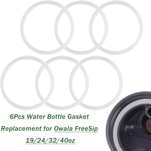 6 Silicone Water Bottle Gasket Replacement Seals for Owala FreeSip