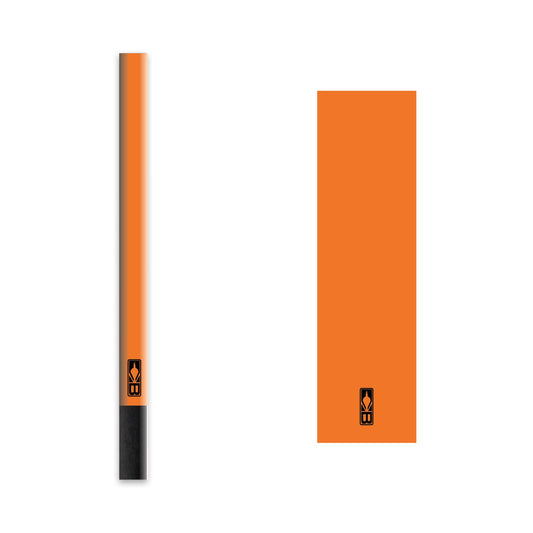 Bohning 4" Solid Arrow Wraps, X-Small, Neon Orange