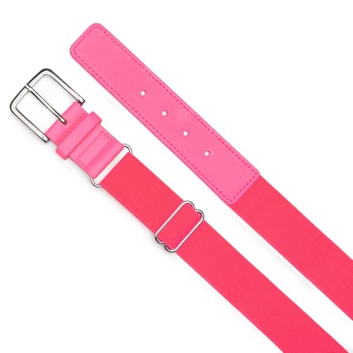 Pink Youth & Adult Baseball Socks and Belt Combo - Softball Gear, Small