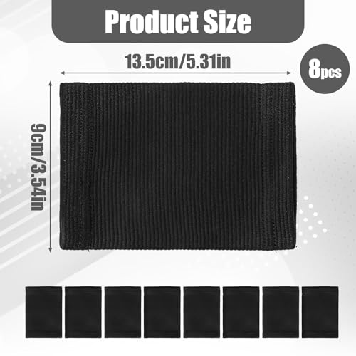 Unisex Anti-Slip Dance Shoe Covers - 4 Pairs for Smooth Floors