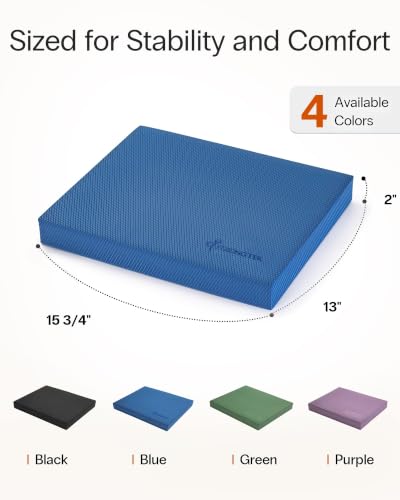 Balance Pad for Core Strength Training - Blue, Non-Slip Cushion