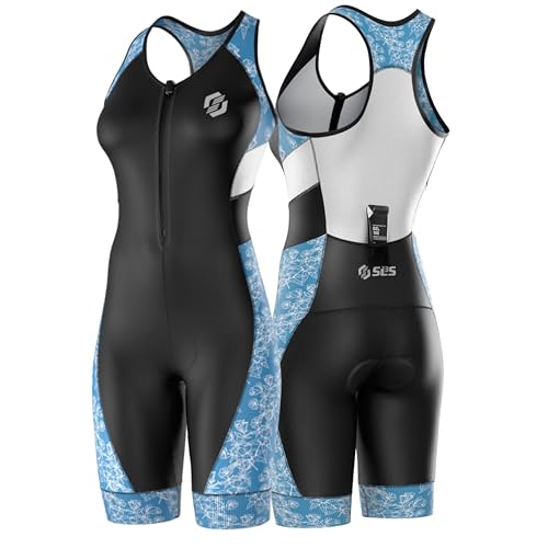 Women's One-Piece Triathlon Suit - Premium Trisuit without Shelf Bra