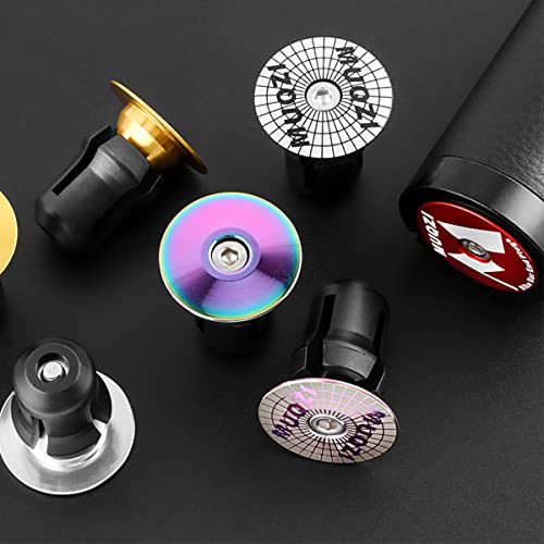 Bicycle Handlebar End Plugs - Black No Logo - Fits Most Bikes