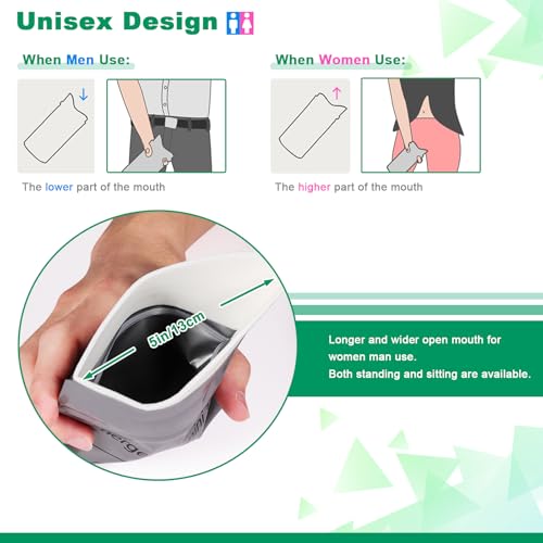 Disposable Urine Bags - 700ML Capacity - 8 Pack