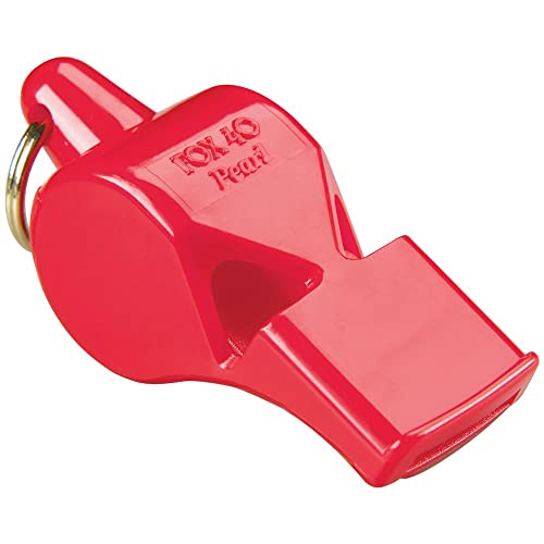Fox 40 Pearl Whistle with Lanyard - Blue, Pealess Design