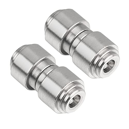 Titanium Thumb Studs - 2-Pack for Benchmade Bugout 535 - Silver