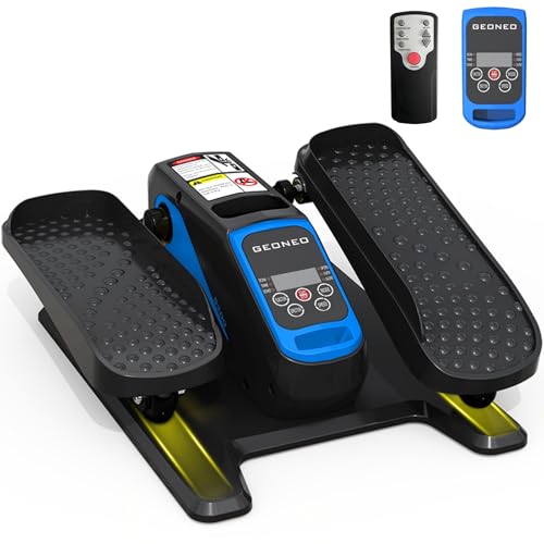 Under Desk Elliptical Machine - Electric Pedal Exerciser for Seniors - Blue