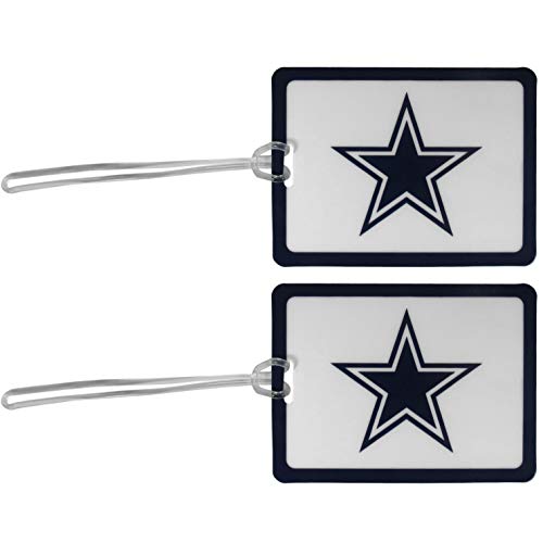Dallas Cowboys Luggage Tags - Set of 2, 4x3 Inches