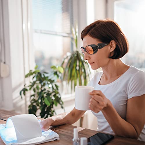 UV Safety Glasses for 90-490nm UV Light Protection, Anti-Fog & Impact-Resistant