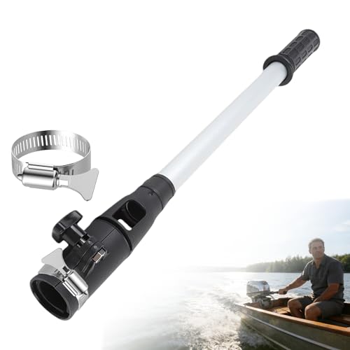 Trolling Motor Extension Handle - 17.5 Inch Fixed Length, Marine-Grade Aluminum, Non-Slip Grip